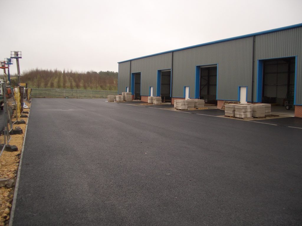 Just tarmac the yard infront of recently completed industrail units